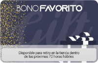 Gift Card bono favorito